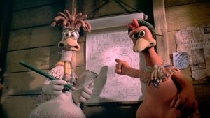Planning the scape on the movie Chicken Run